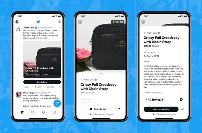 Twitter-Product-Drops-E-Commerce-kompakt
