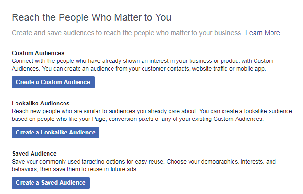 Create A Lookalike Audience
