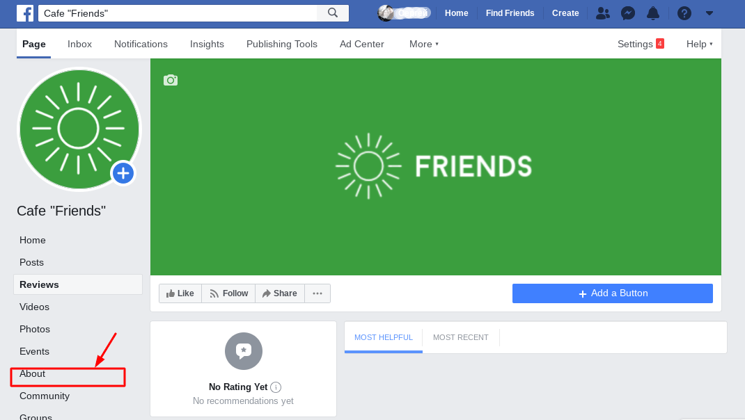 creating a facebook business account step 6