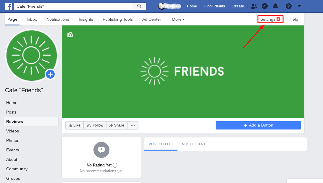 creating a facebook business account step 8