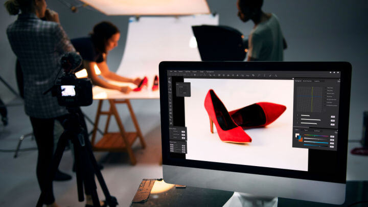 photo shoot of shoes