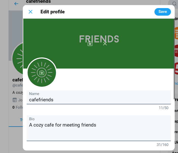 creating a twitter business account step 3