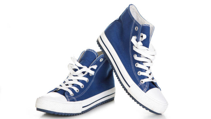 Productfoto van blauwe gympen